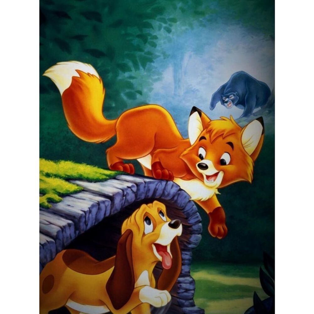 Custom Fox And The Hound Fridge Magnet Home Kitchen Decor